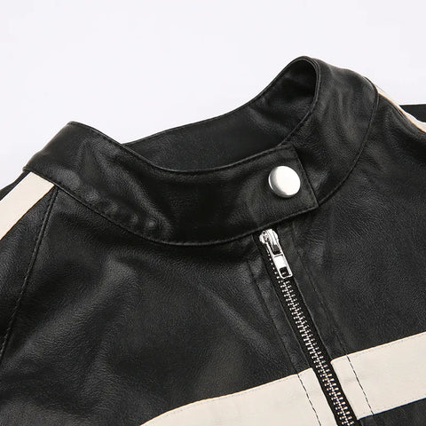 black-zip-up-pu-leather-jacket-top-5