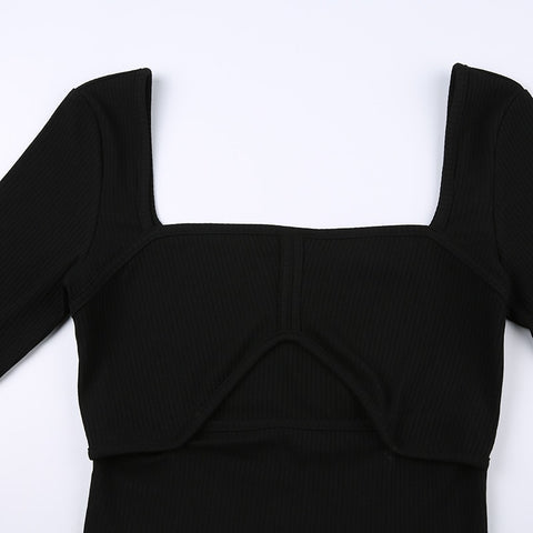 square-neck-knitted-black-long-sleeve-cropped-design-sexy-slim-cut-out-elegant-top-6